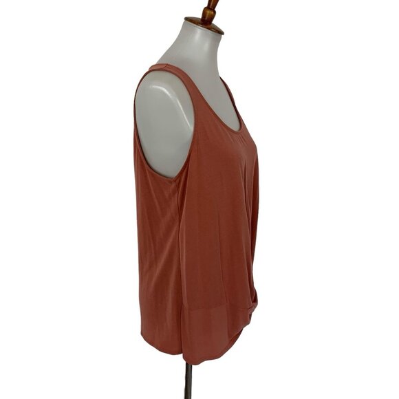 Torrid Tank Top 00 Brown Twist Front Casual Plus Size Trendy - Picture 3 of 7